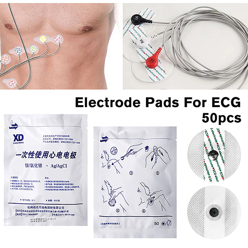 50 unidades/bolsa de parches d - Ecg Patch Monitor reseña y precio