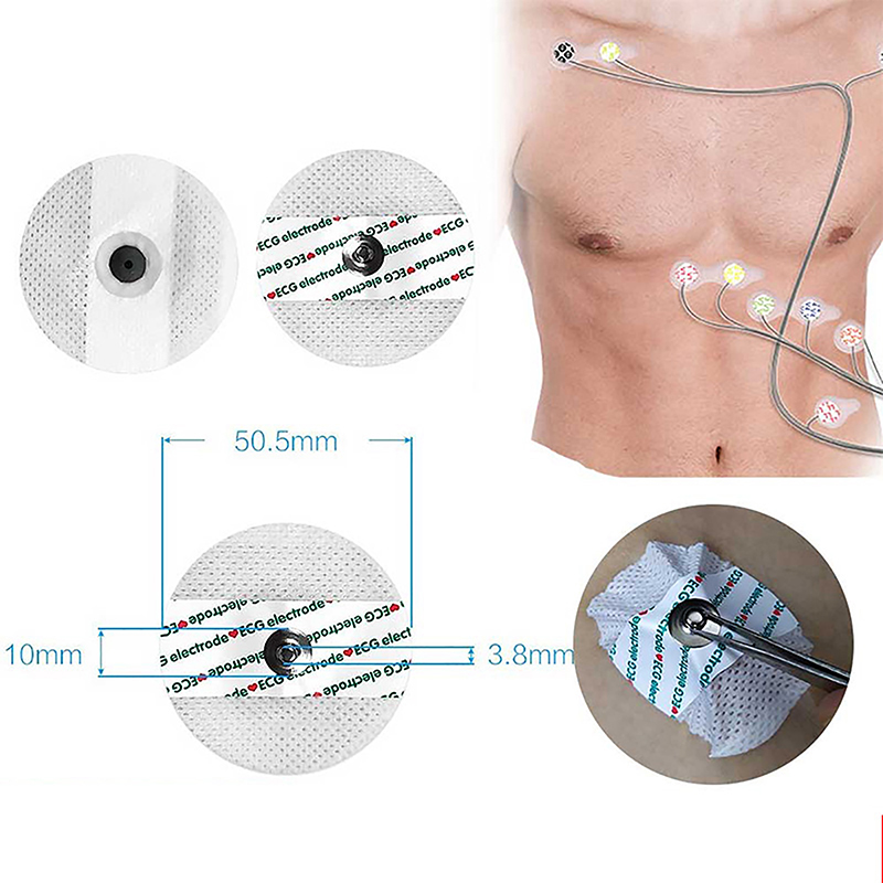 50 unids/bolsa parche de elect - Ecg Patch Monitor reseña y precio