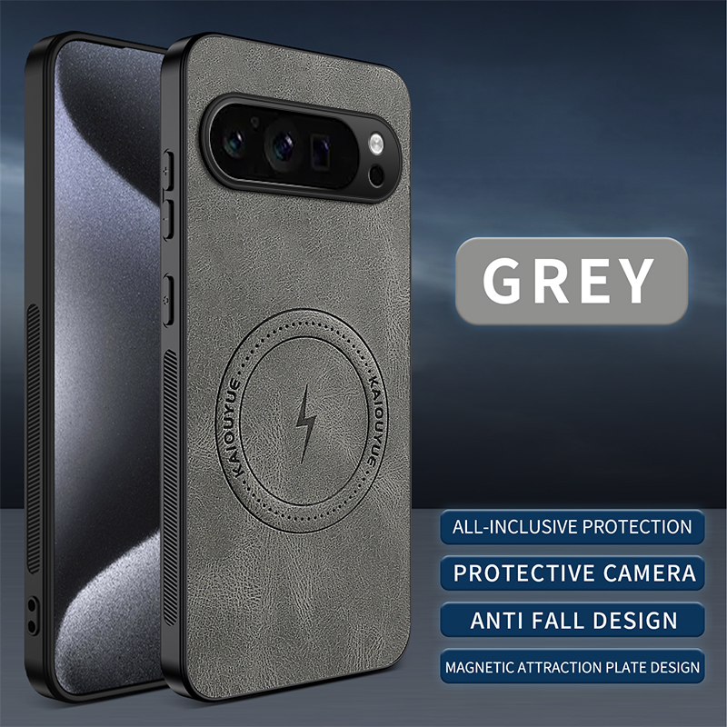 Funda de cuero magnética de lu - Google Pixel 9 reseña y precio